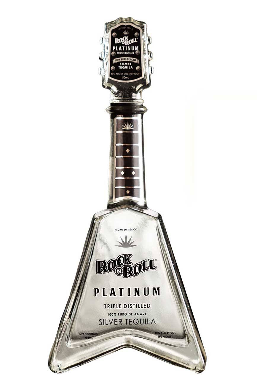 Rock N Roll Platinum Tequila 75cL