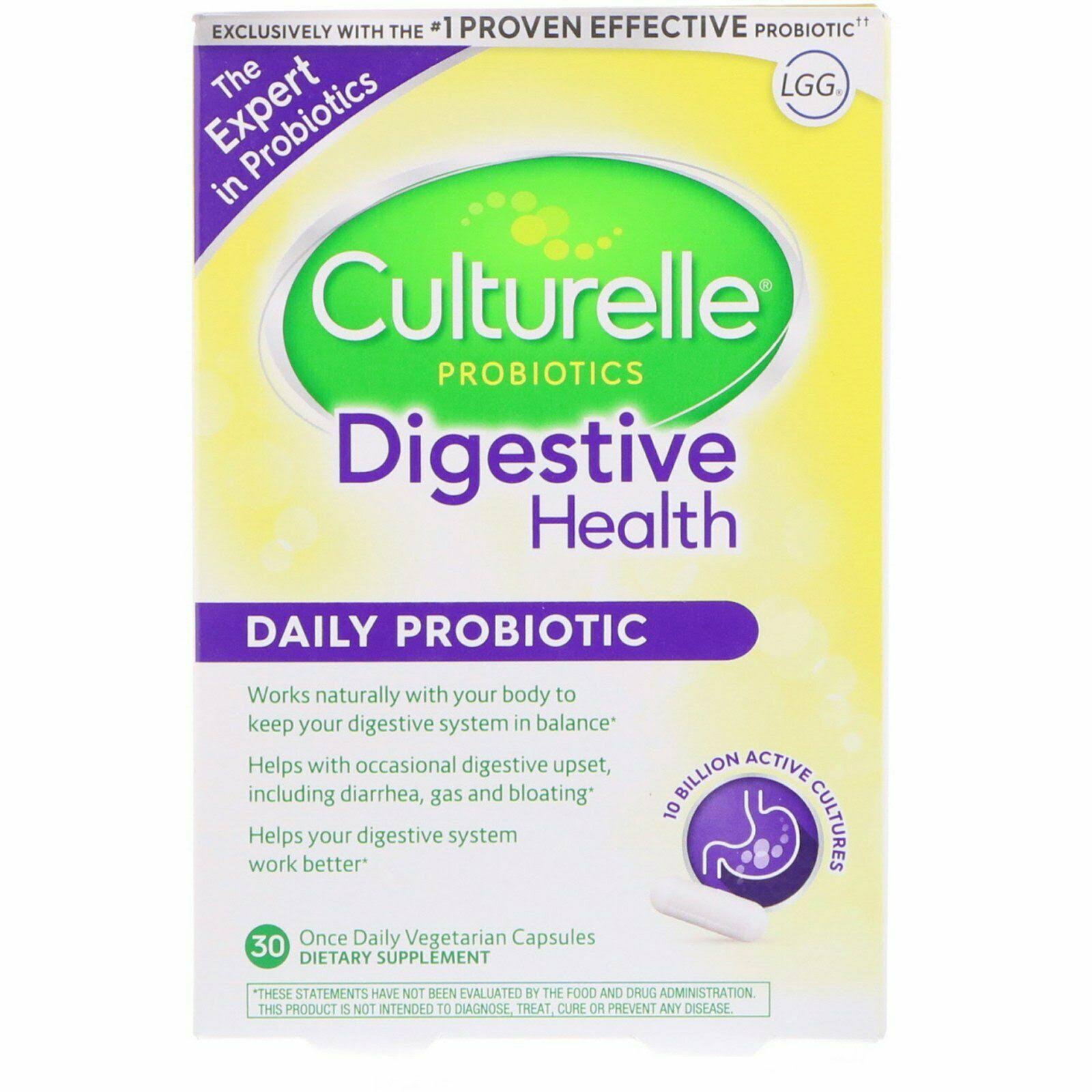 Culturelle Digestive Health Dairy Free Probiotic Supplement - 30 Vcaps