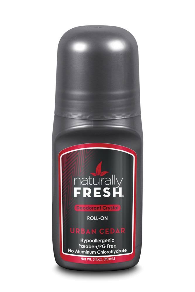 Naturally Fresh Men's Deodorant Roll-On - Urban Cedar, 3oz