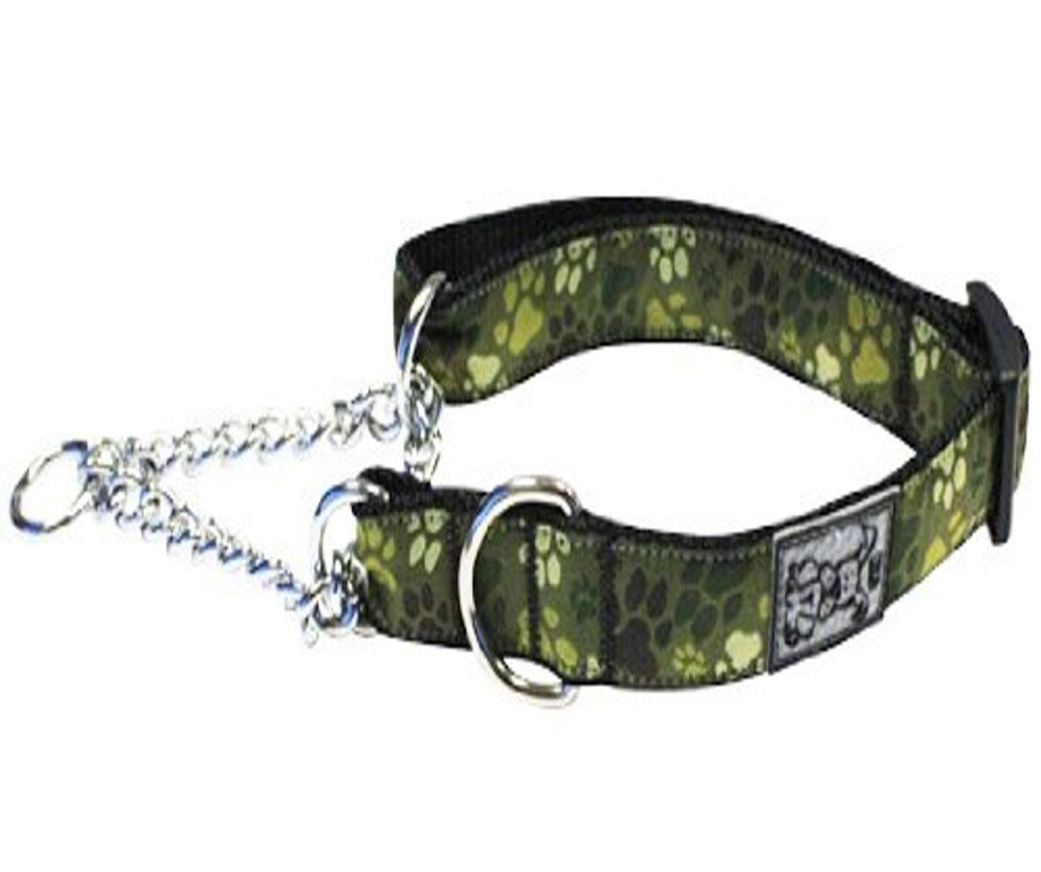 RC Pet Products Training Martingale Dog Collar - Pitter Patter Camo, Small, 3/4" Width