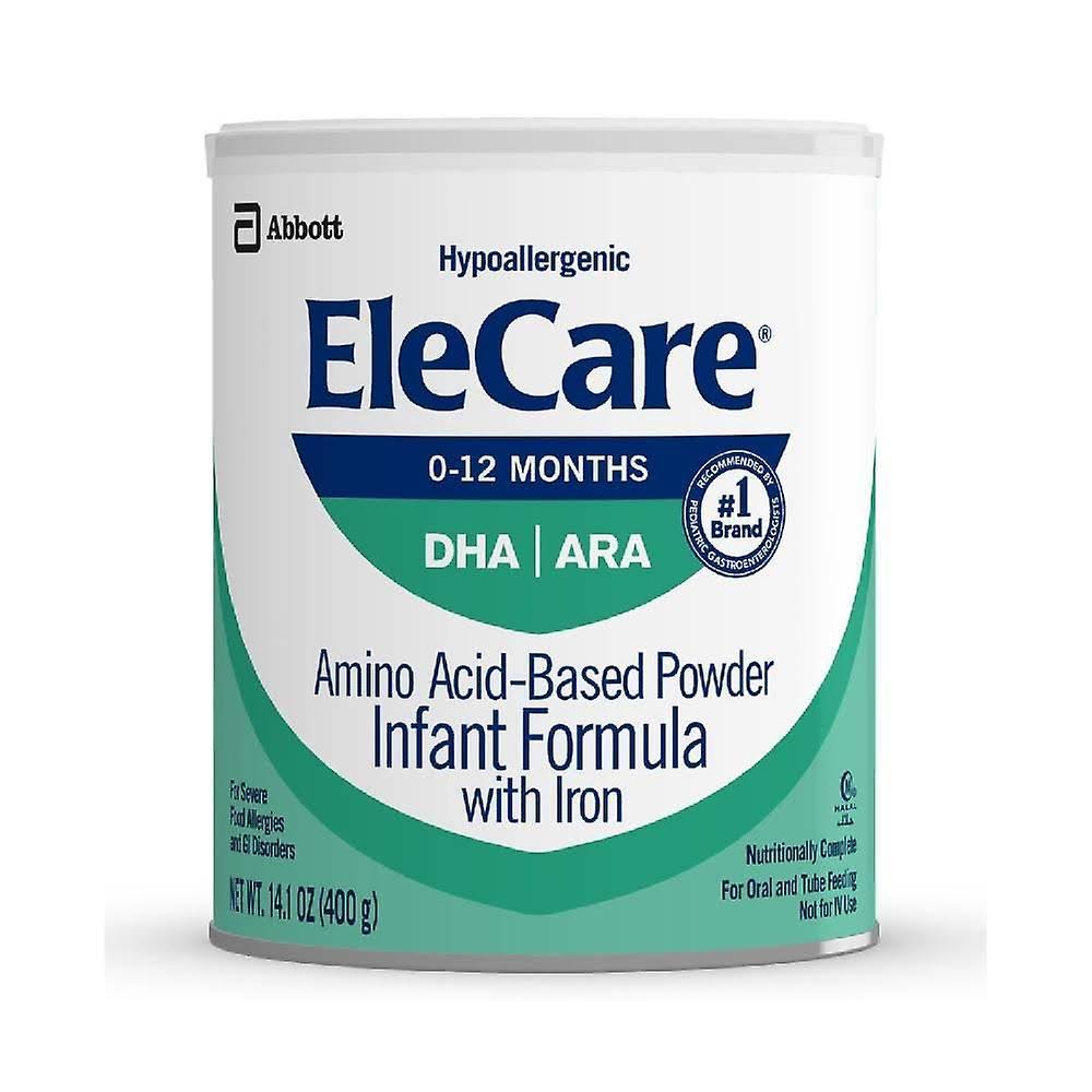 Abbott EleCare Amino Acid Based Powder Infant Formula with Iron for Infants - 14.1 oz