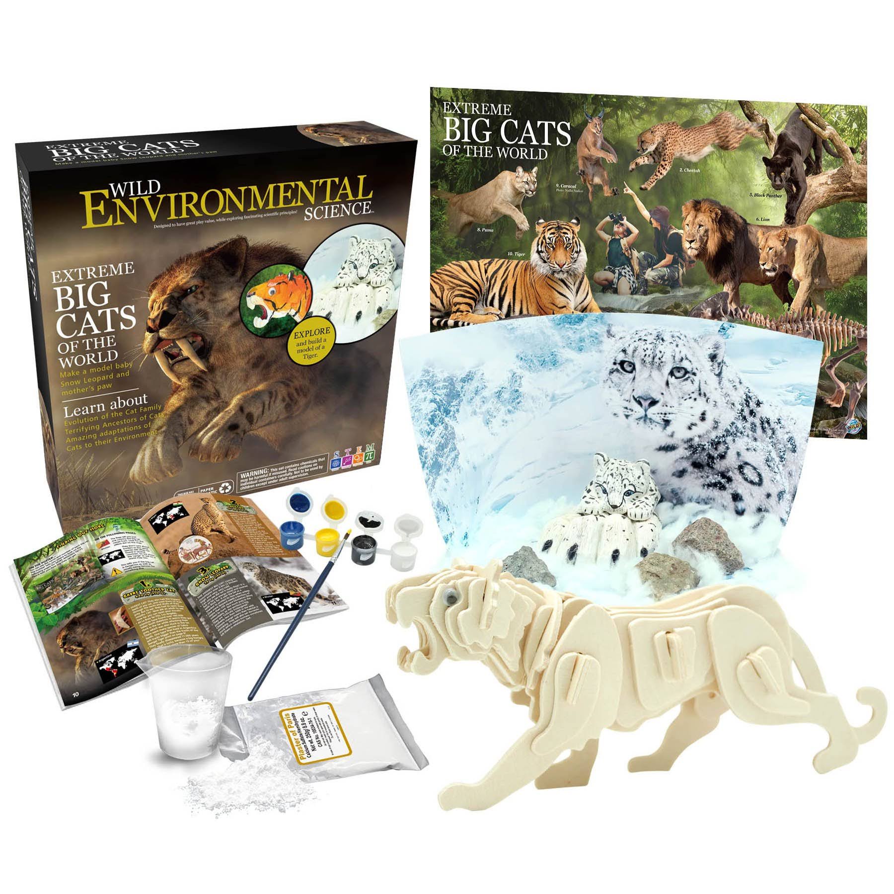 Wild Science Extreme Science Kit, Big Cats of The World