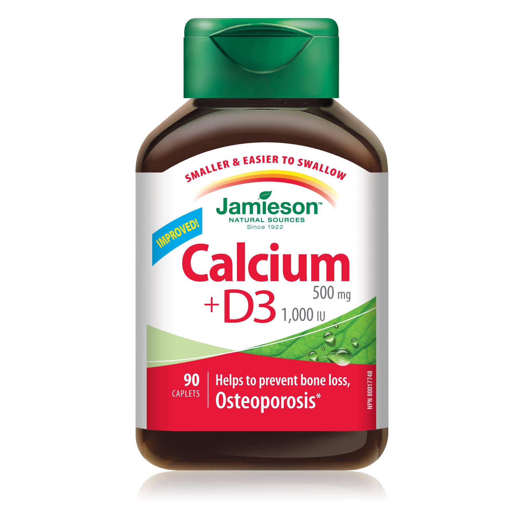 Jamieson Calcium and Vitamin D3 Dietary Supplement - 500mg, 90ct