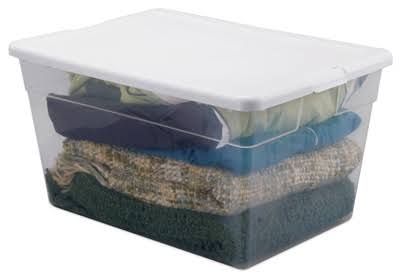 Sterilite Storage Box - 56 qt, Clear