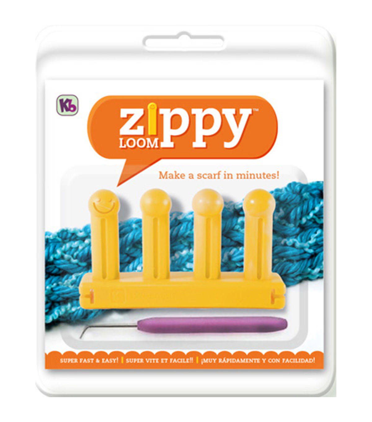 Knitting Board KB6500 Zippy Loom, Yellow