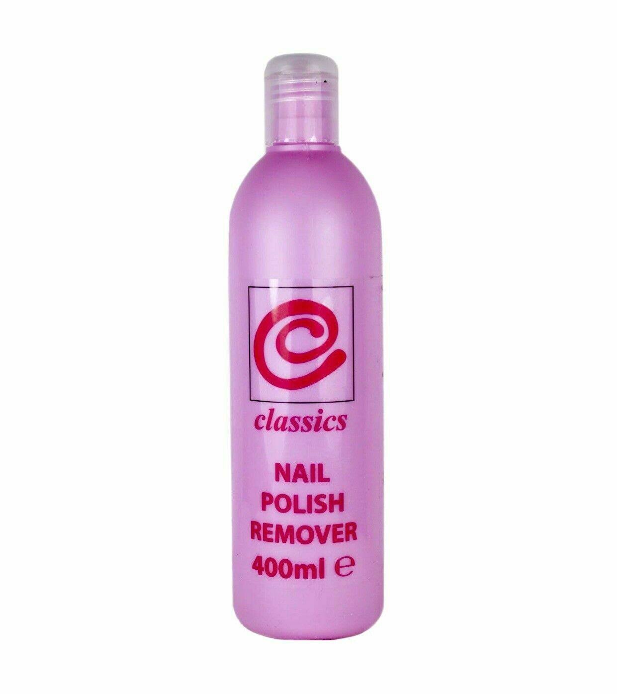 Classic Nail Polish Varnish Remover 400ml Extra Strength (80% Acetone)