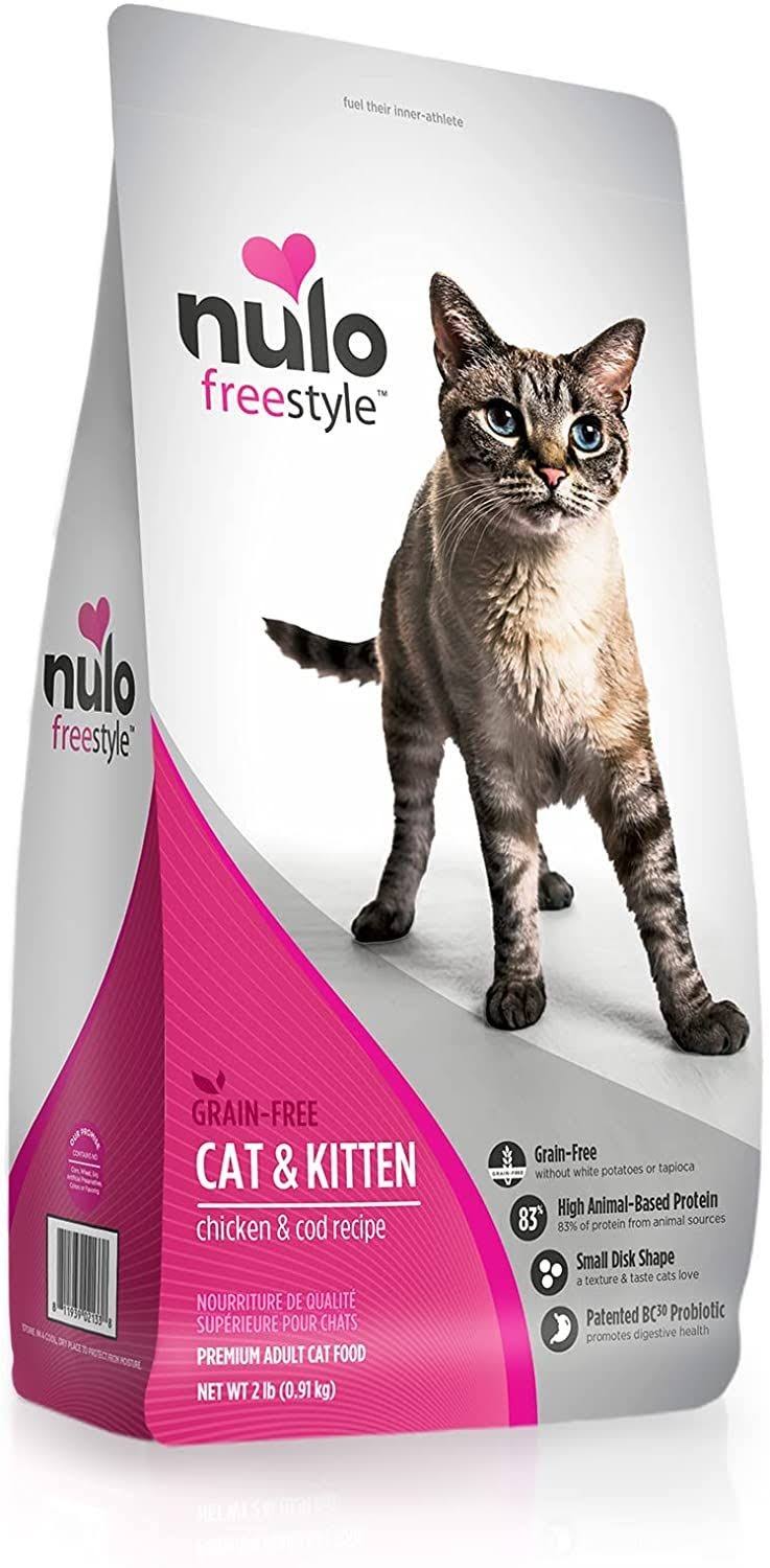 Nulo Freestyle Cat & Kitten Grain-Free Chicken & Cod Dry Cat Food 2lb