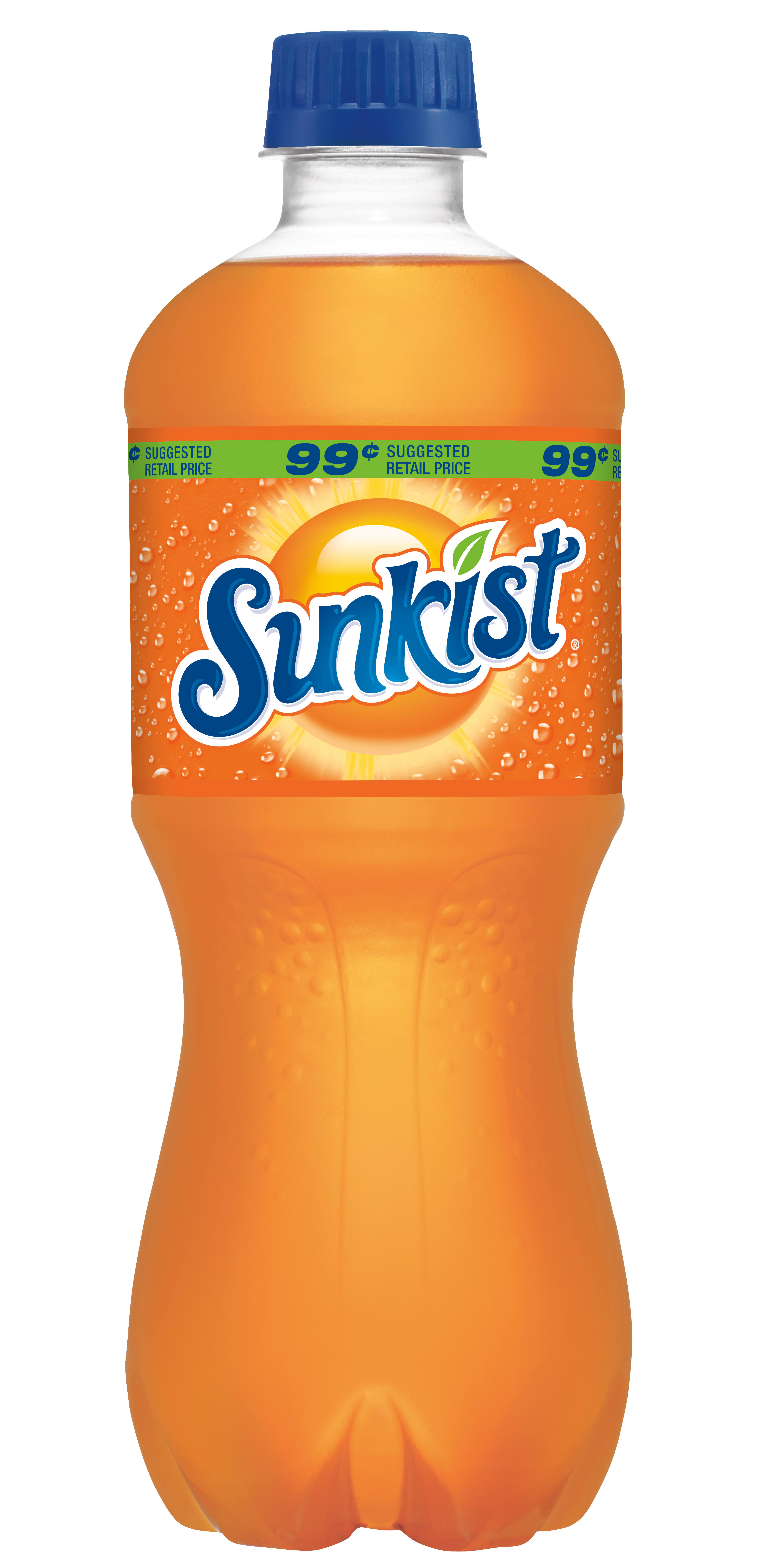 Sunkist Orange Soda, 20 fl oz bottle