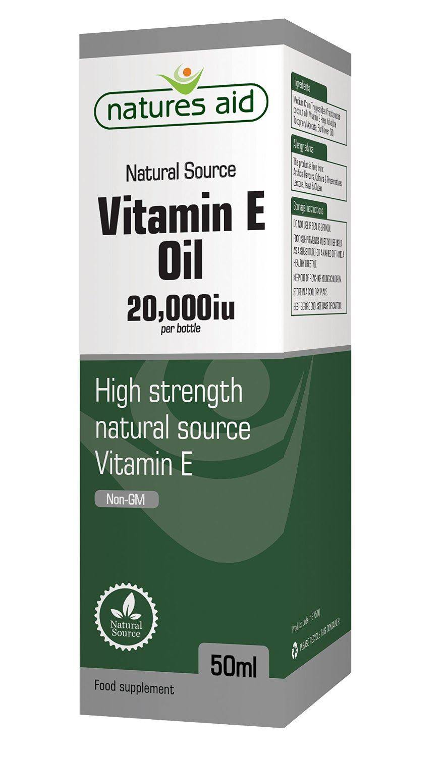 Natures Aid Vitamin-E Oil 20,000iu - 50ml