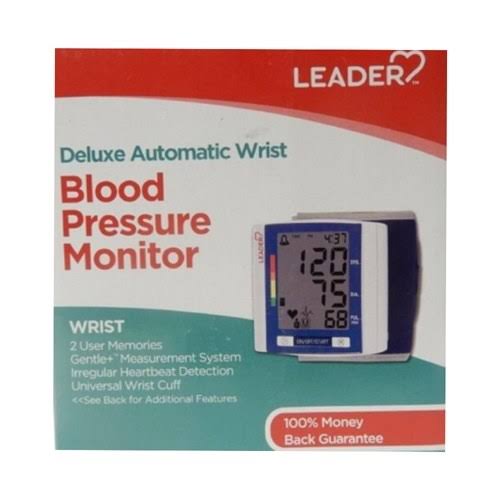 Leader Deluxe Automatic Wrist Blood Pressure Monitor 096295129298F2953