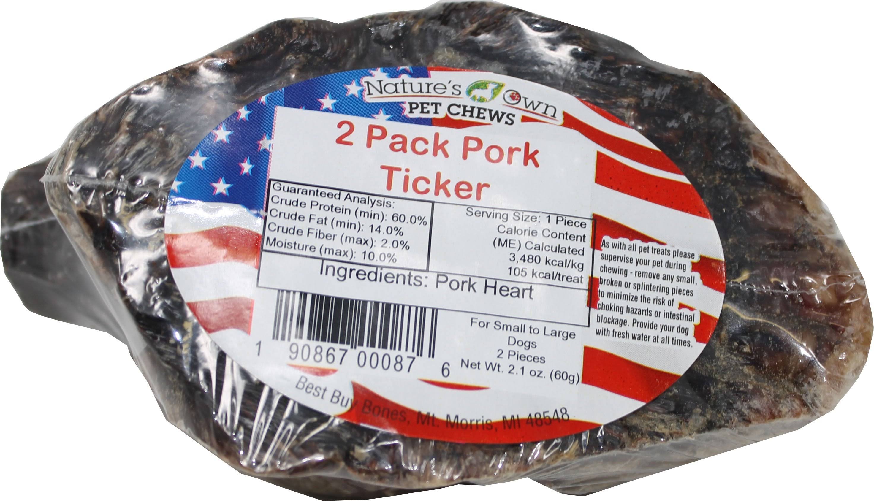 Best Buy Bones USA King Oink Pork Tickers Chew Treat 20 Ct. 87