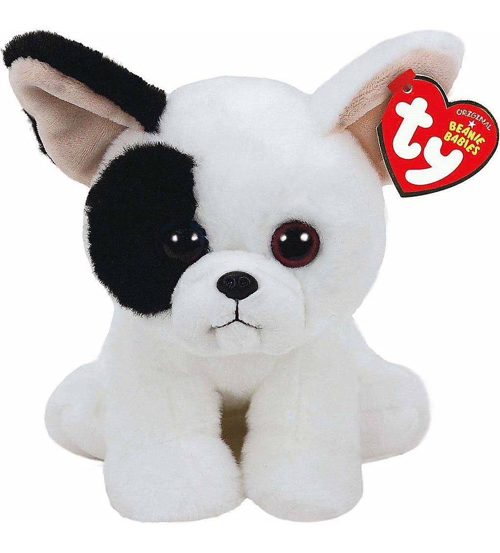 Ty Beanie Baby Marcel The French Bull Dog Stuffed Animal Toy
