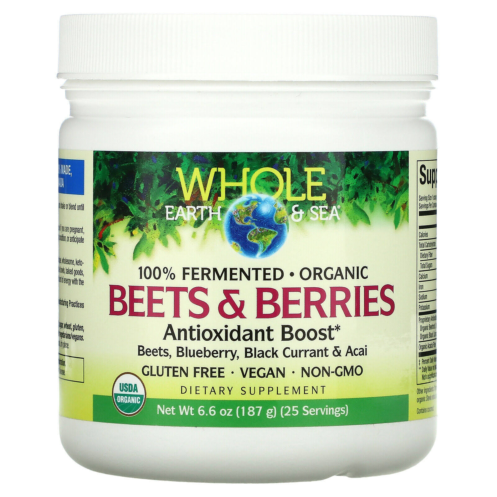 Whole Earth & Sea, Beets & Berries Antioxidant Boost - Natural Factors
