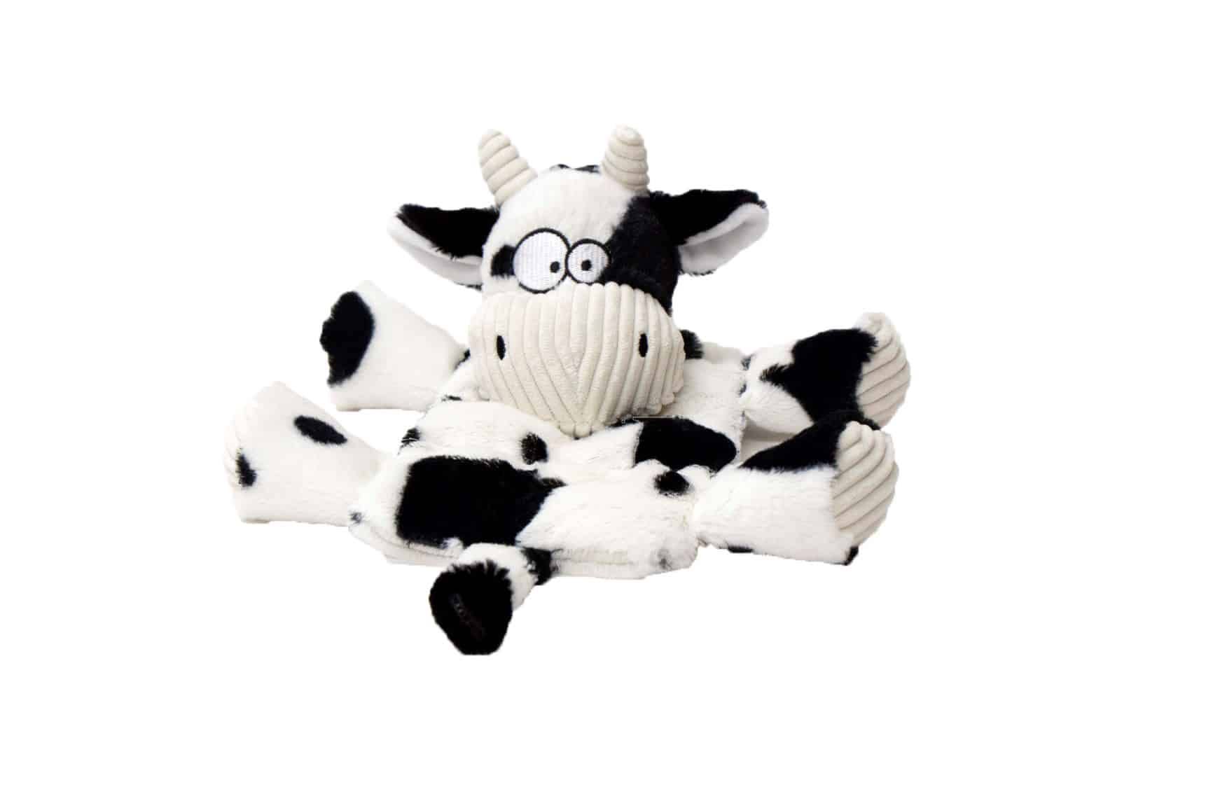 Steel Dog Barnyard Buddies Cow Dog Toy