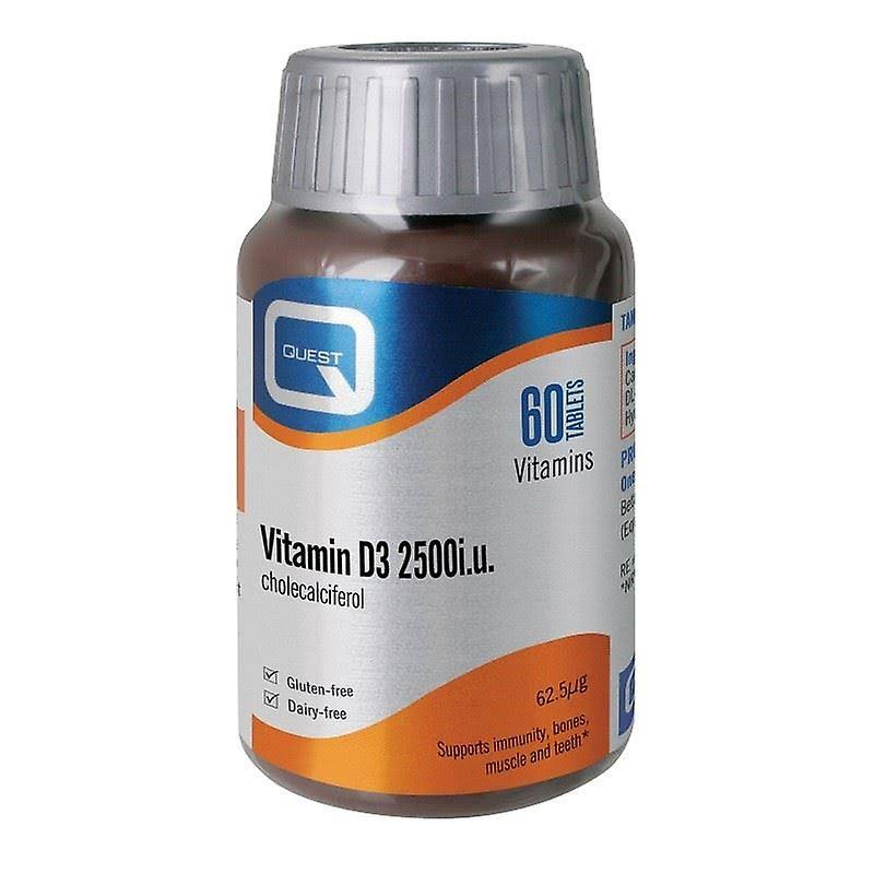 Quest Vitamin D3 2500i.u 60caps