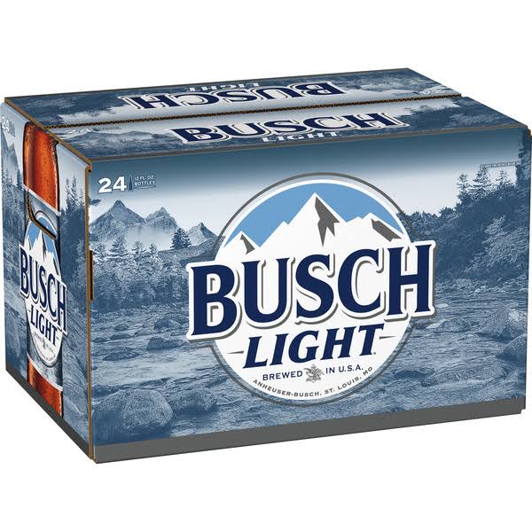 Busch Light Beer - 24 pack, 12 fl oz bottles