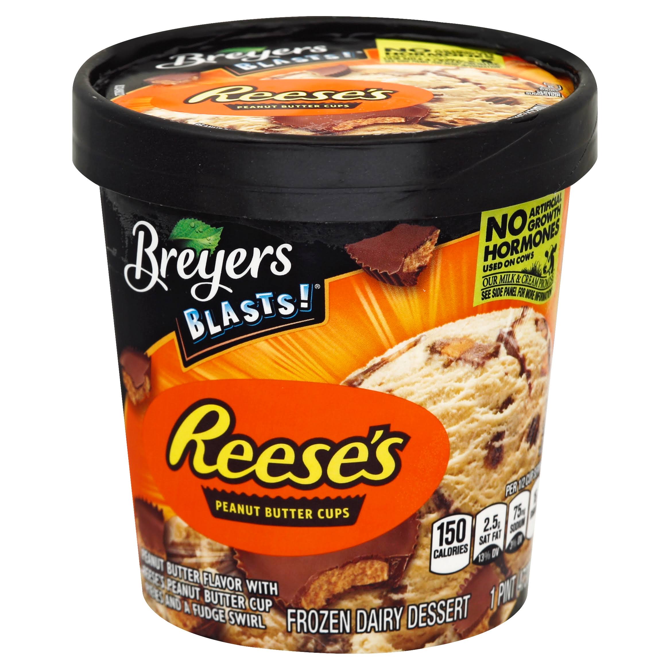 Breyers Blasts! Frozen Dairy Dessert, Reese’s Peanut Butter Cups - 1 pint