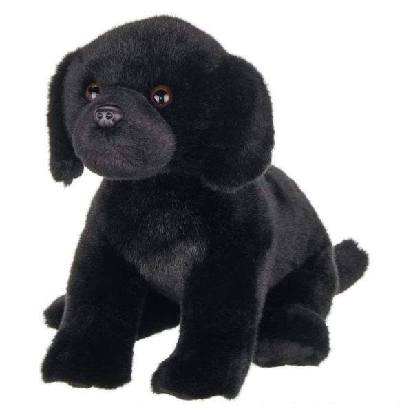 Bearington Chase Plush Black Lab Stuffed Animal Puppy Dog, 13 inch