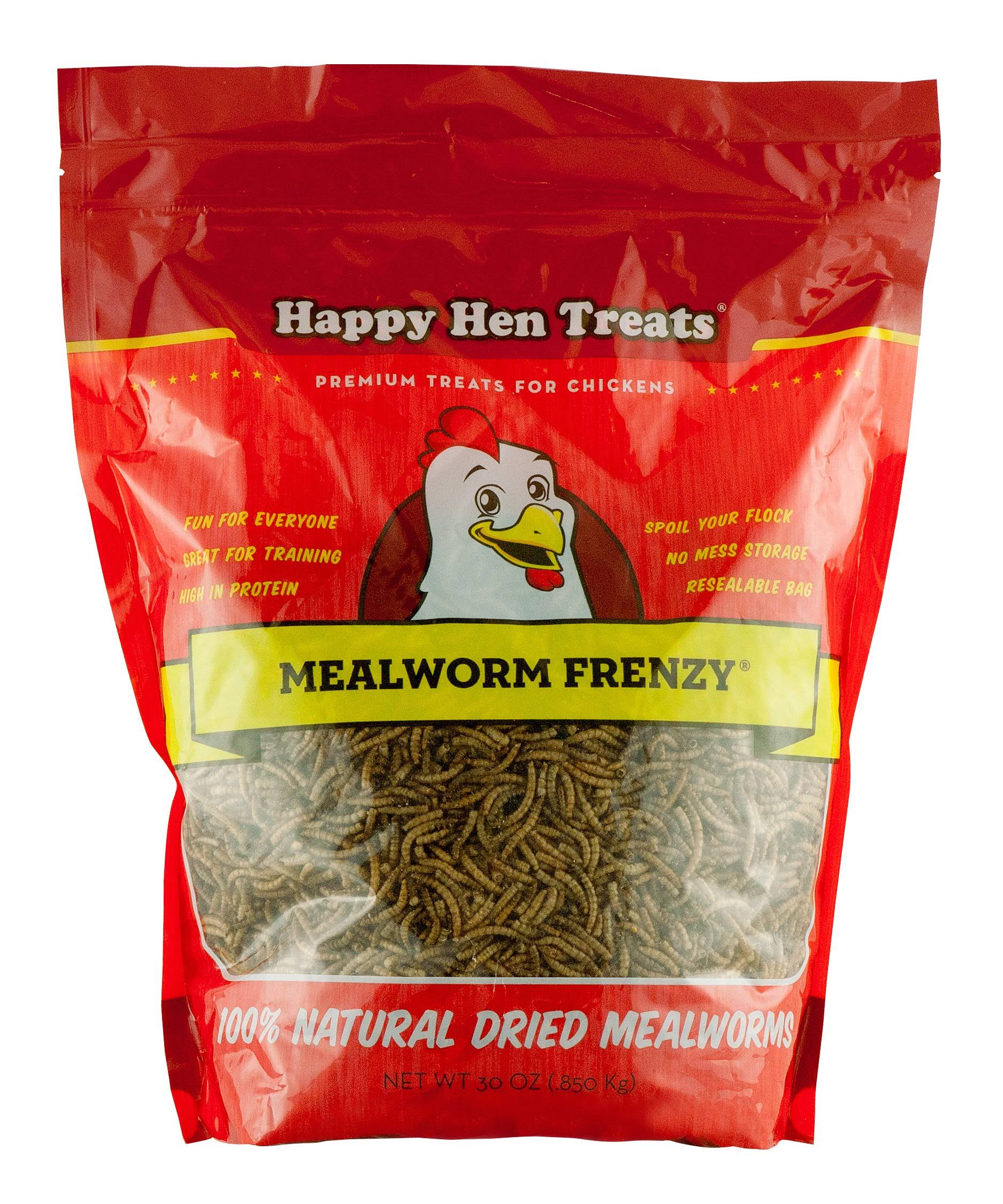Happy Hen Treats Mealworm Frenzy Chicken Treat - 30oz