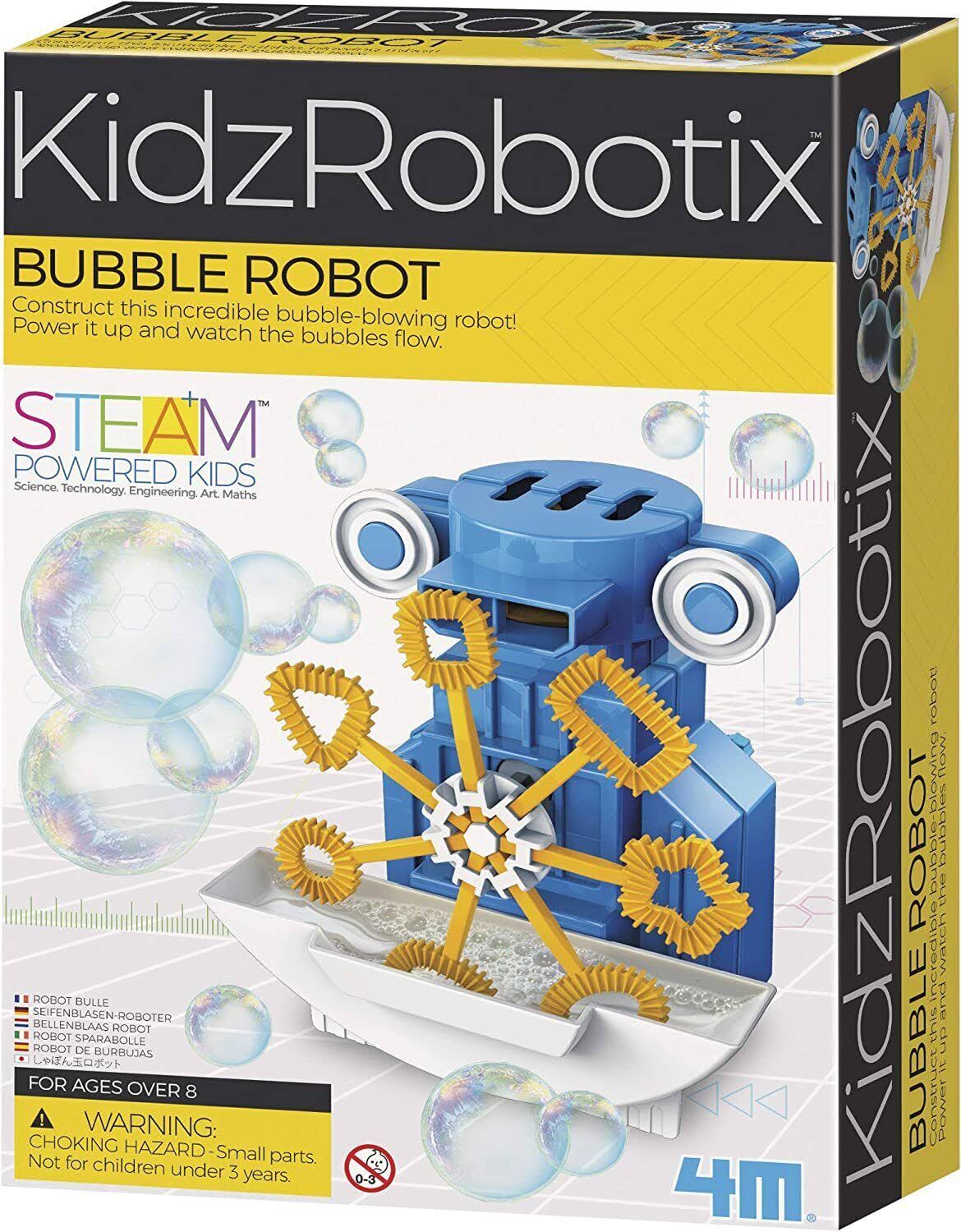 4M Bubble Robot KidzRobotics Steam Powered Kids Science Kit