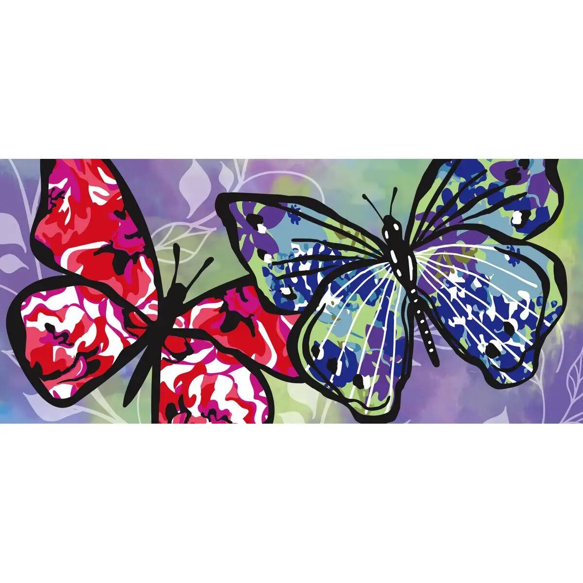 Evergreen Sassafras Switch Mat Painted Butterflies