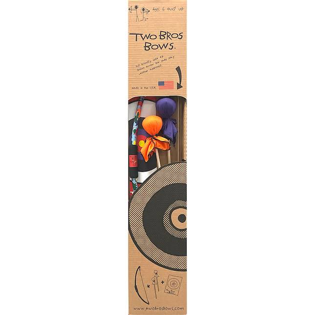 Two Bros Bows LLC Paint Splatter Bow & Arrow Set with Bulls Eye - Active Play for Ages 6 to 11 - Fat Brain Toys