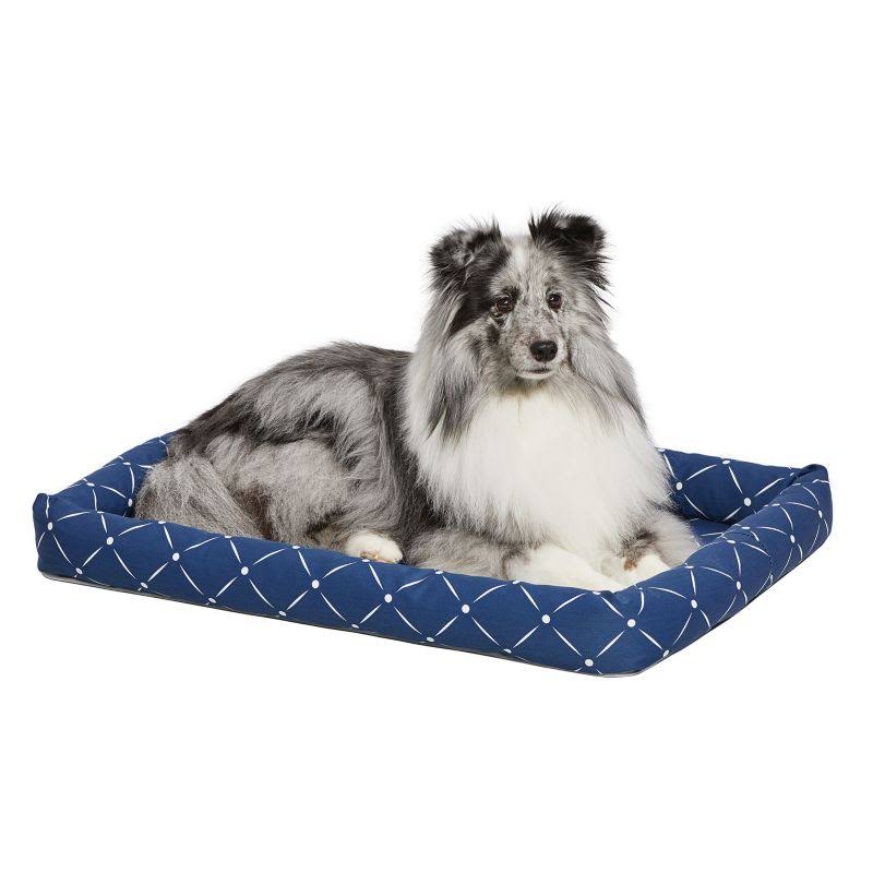 QuietTime Couture Ashton Bolster Bed Blue - 22 in