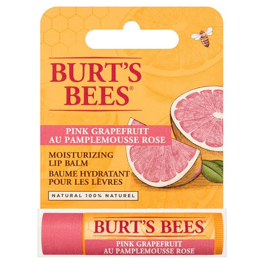 Burt's Bees Moisturizing Lip Balm - Pink Grapefruit, 4.25g