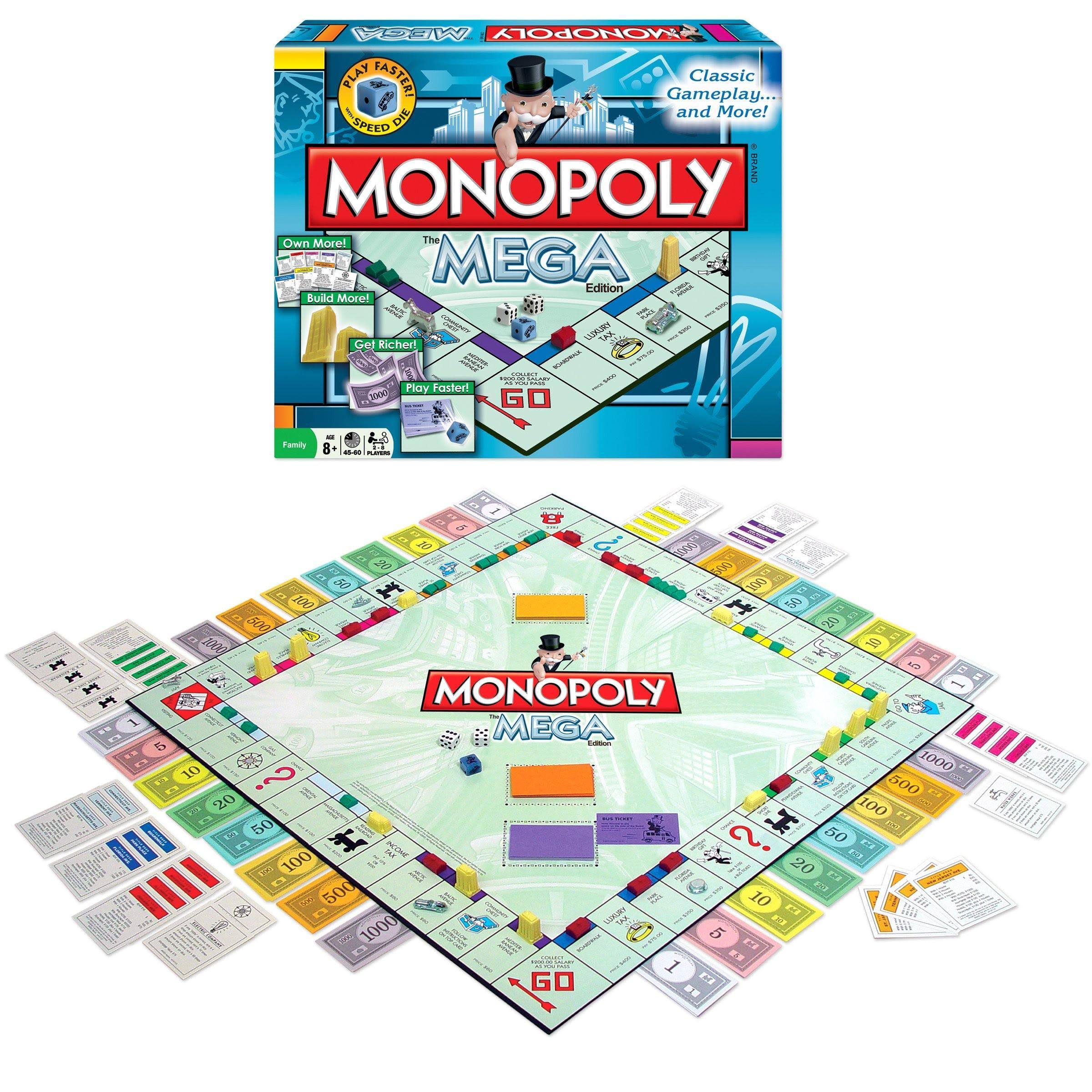 Winning Moves Monopoly The Mega Edition Board Game