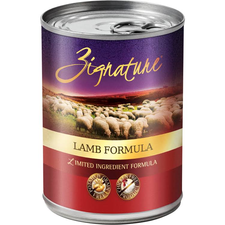 Zignature Lamb Formula Dog Food [12x369g]