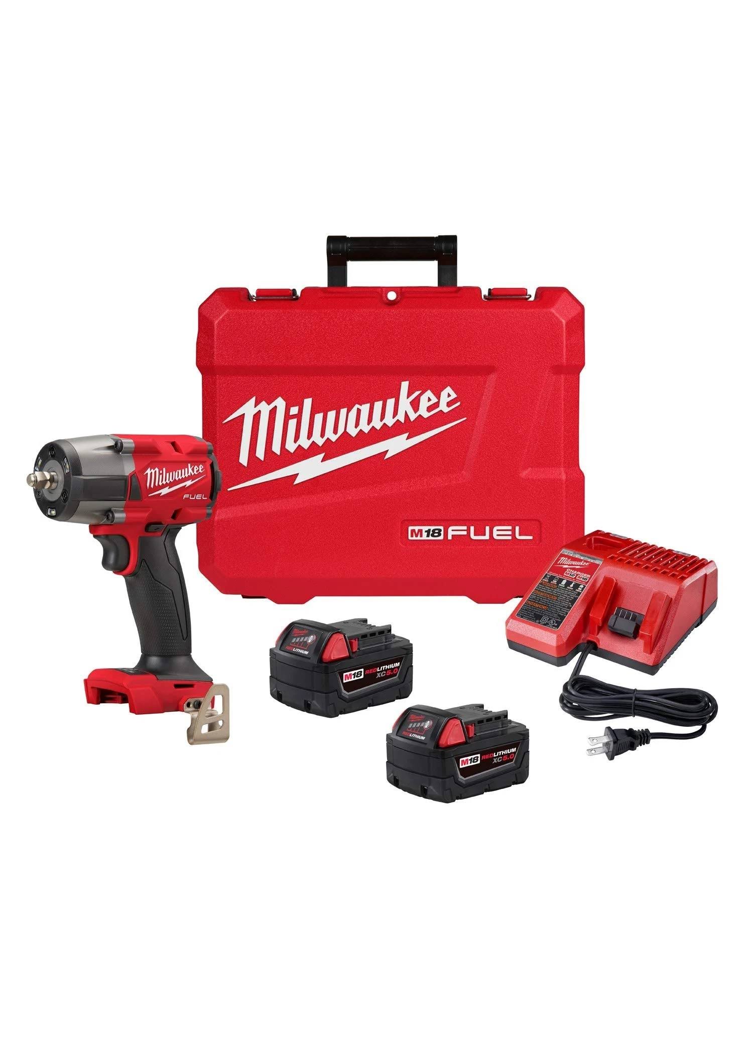 Milwaukee 2960-22 M18 Fuel 3/8" Mid-Torque Impact Wrench w/ Friction Ring Kit