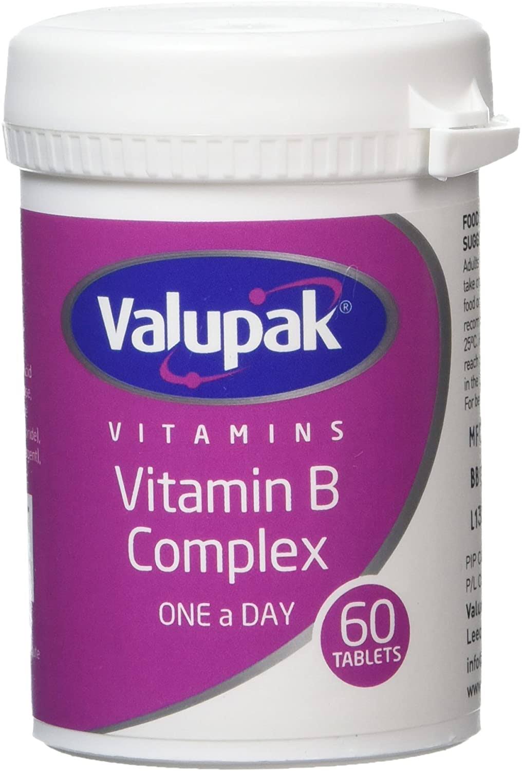 Valupak Vitamin B Complex - 60 Tablets