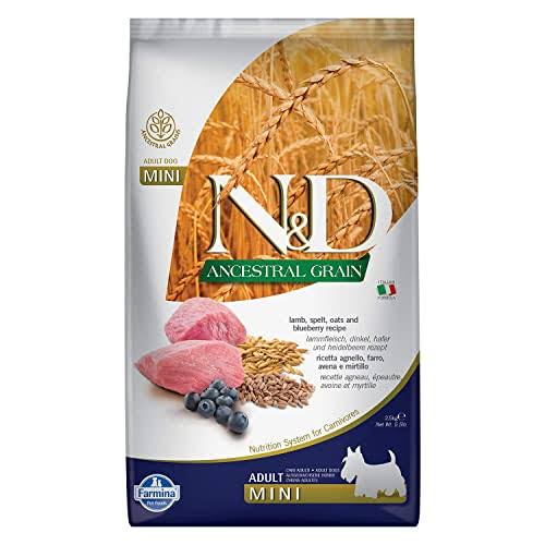 Farmina Natural and Delicious Lamb and Ancestral Low Grain Formula Small Bites Dry Dog Food - 5.5lbs