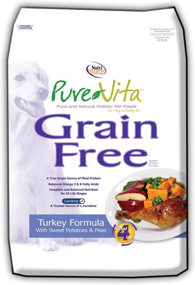 PureVita Grain Free Dog Food - Turkey And Sweet Potato Entree