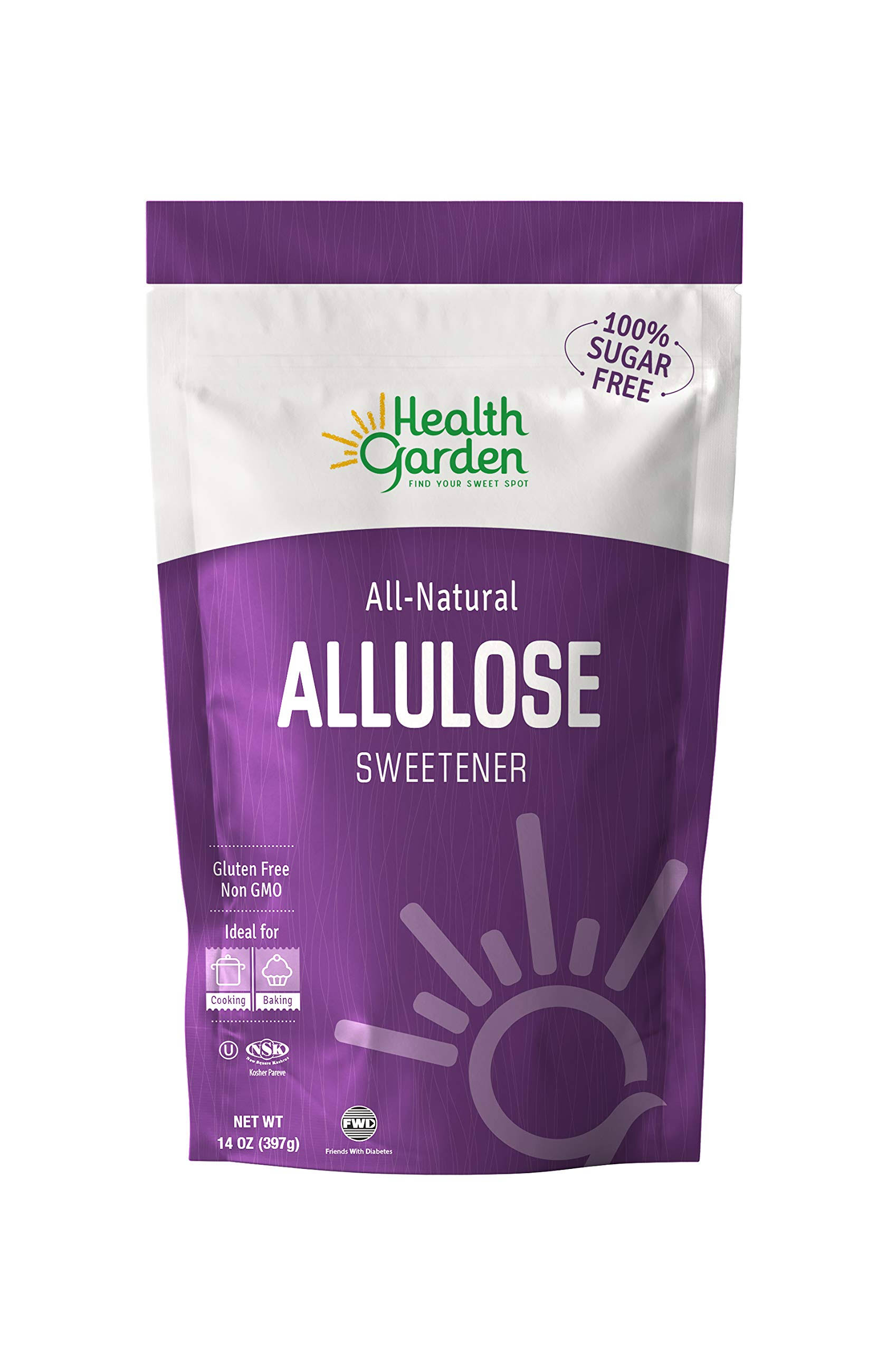 Health Garden Sweetener, Allulose, All-natural - 14 oz