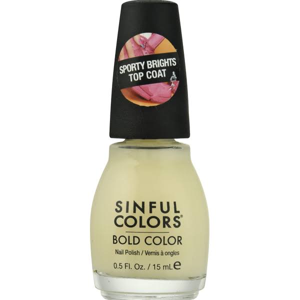 Sinful Colors Sporty Bright Nail Polish Rubber Top Coat