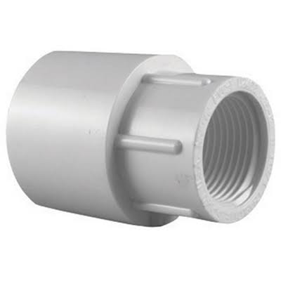 Charlotte Pipe PVC Schedule 40 Reducing Adapter - 1" X 3/4", White