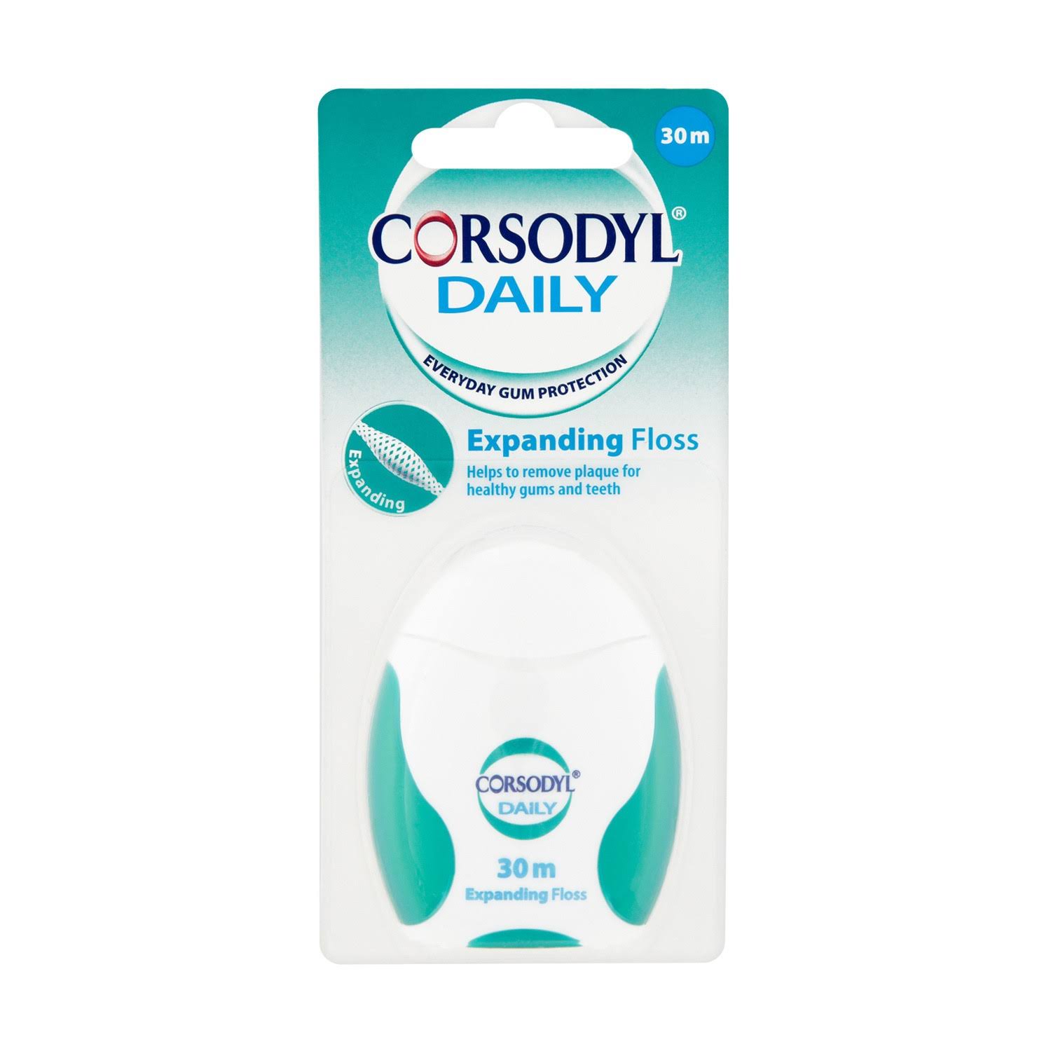 Corsodyl Daily Expanding Floss (30m)