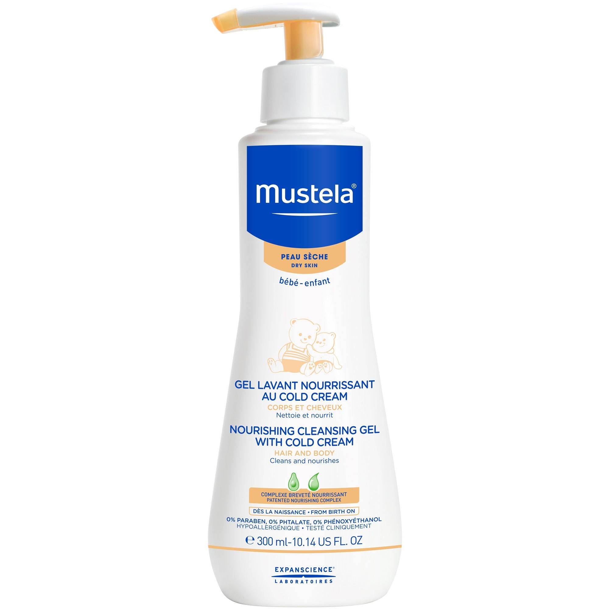 Mustela Nourishing Cleansing Gel - with Cold Cream, 300ml