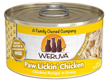 Weruva Grain Free Paw Lickin Adult Canned Cat Food - Chicken