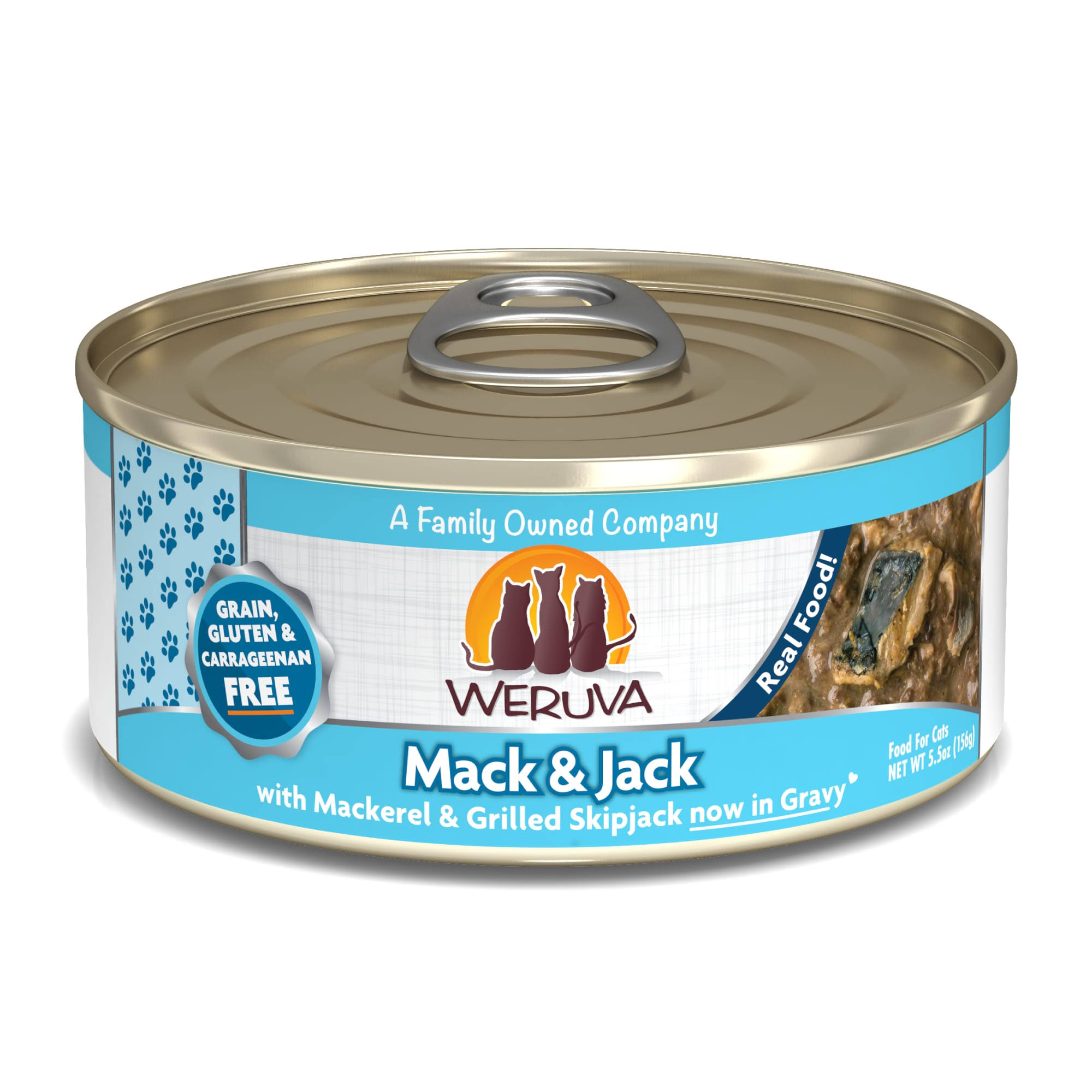 Weruva Grain Free Adult Canned Cat Food - Mack & Jack, 5.5oz