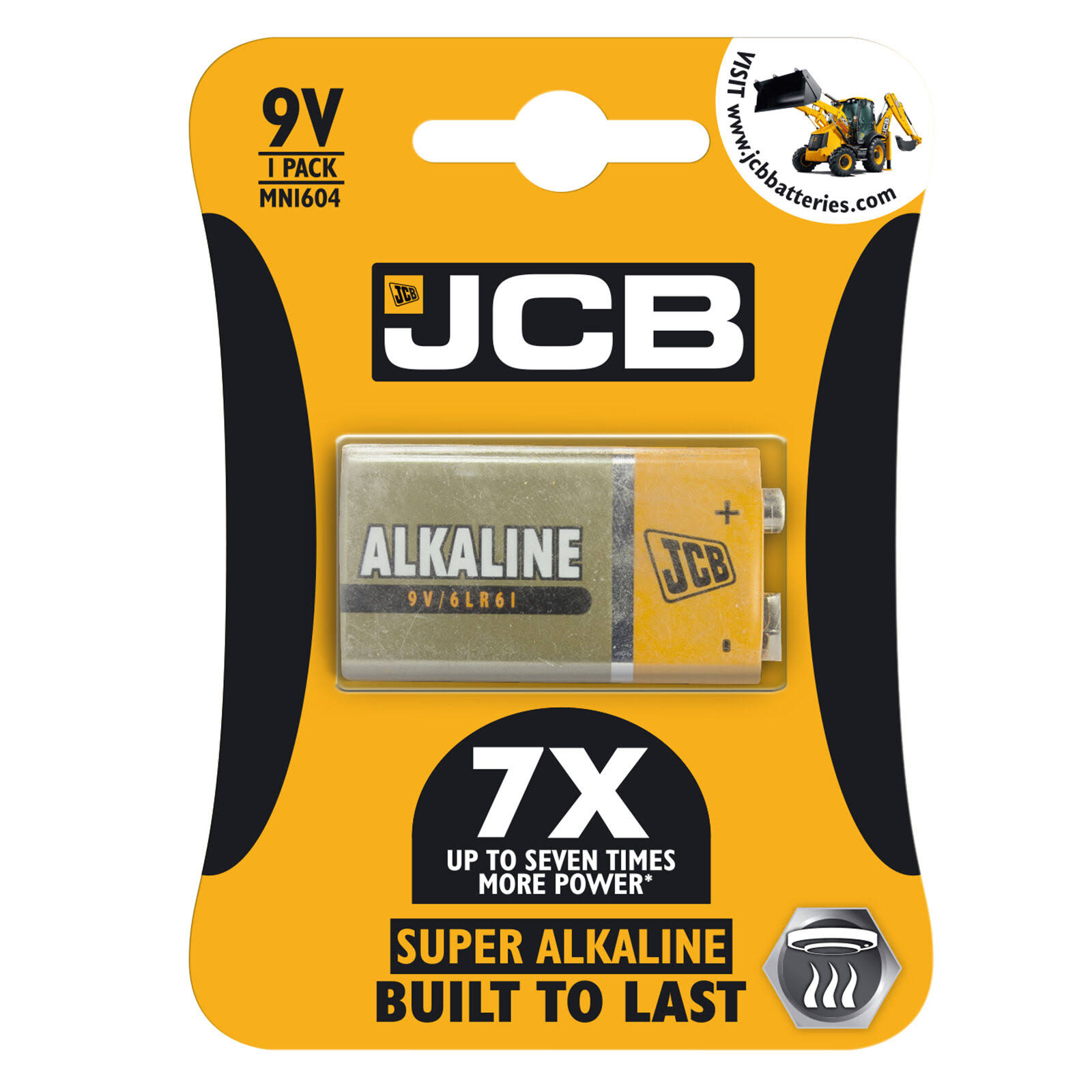 JCB Super Alkaline Battery - 9V