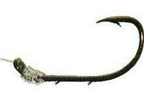 Eagle Claw 139h-6 Baitholder Snelled Fish Hook - Bronze, 6 Piece