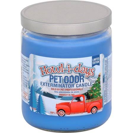 Pet Odor Exterminator Candle 13oz Jar, Howl-i-days Holiday Edition