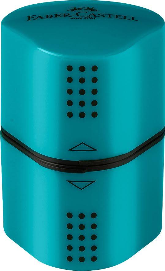 Faber-Castell Grip 2001 Trio Sharpening Box, Turquoise