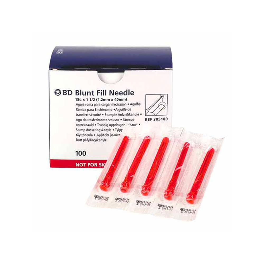 BD Blunt Fill Needle 18G X 1 1/2"