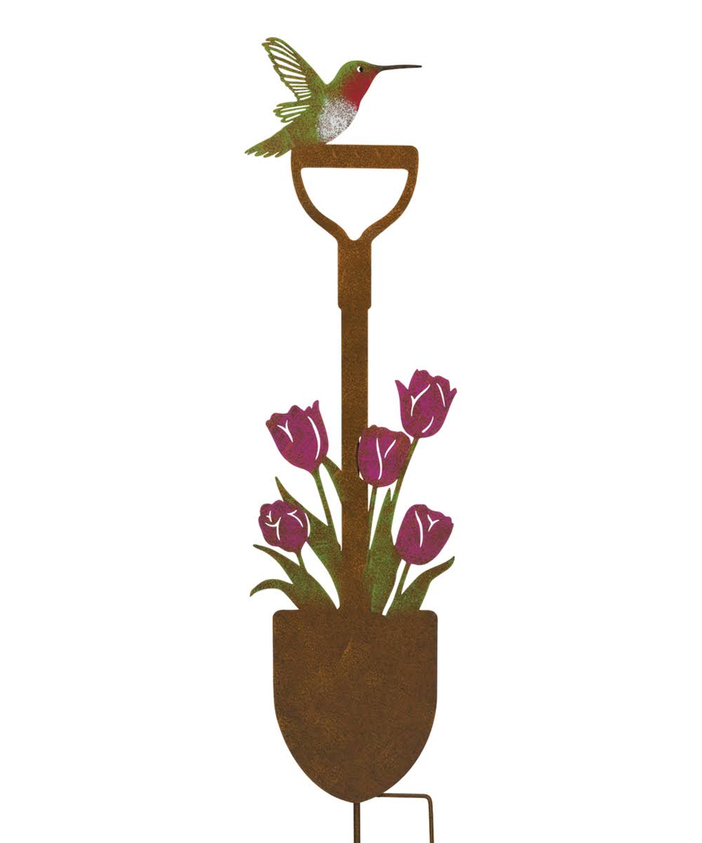 Regal Art & Gift Rustic Shovel Stake - Tulip