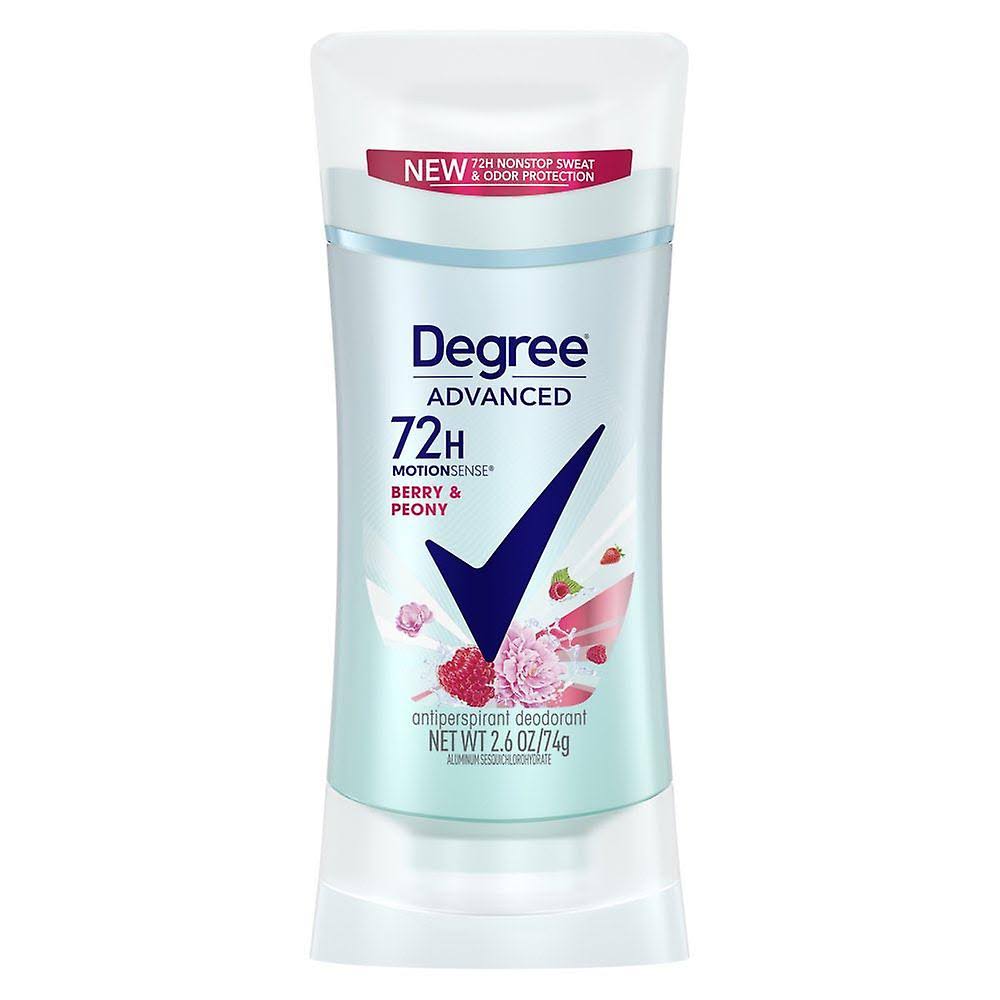 Degree Motion Sense Solid Antiperspirant Deodorant - Berry Cool Invisible Solid