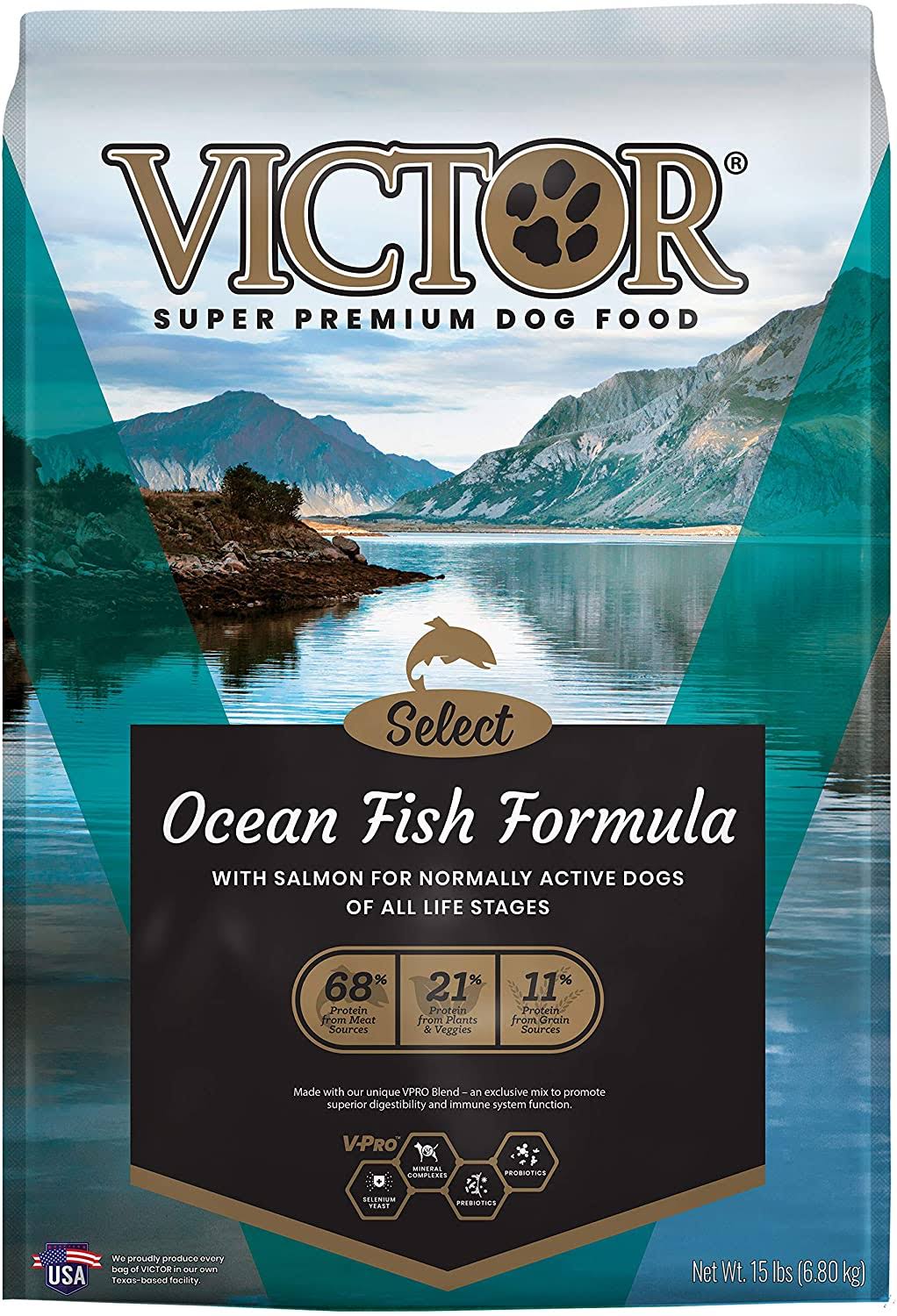 Victor Ocean Blend Dog Food - 15lb