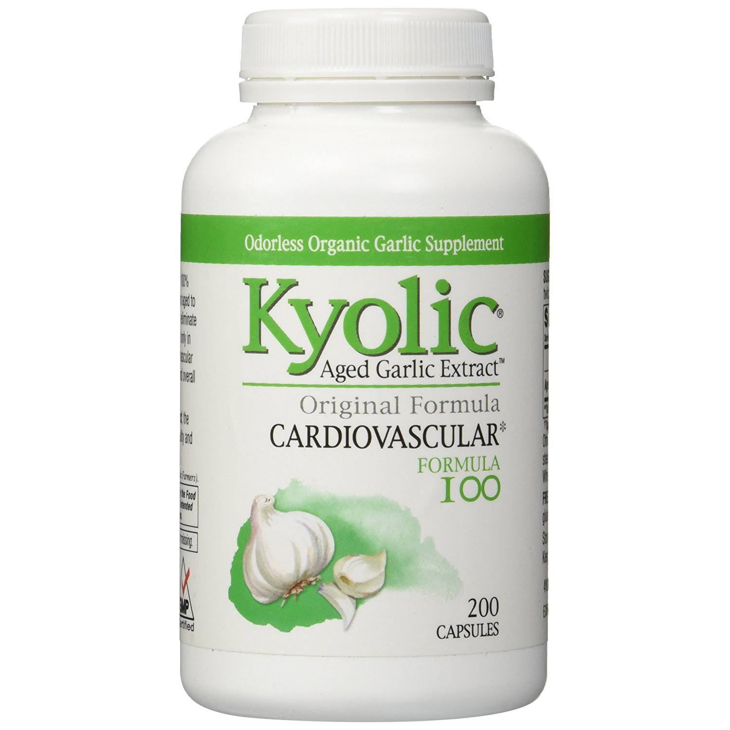 Kyolic Aged Garlic Extract Cardiovascular Supplement - 200 Tablets